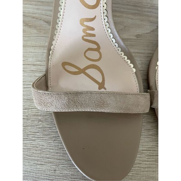 Sam Edelman Patti Heeled‎ Sandals Women 11 Taupe Minimalist Wedding Nude Heels - Picture 11 of 14